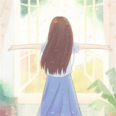 水珠特效唯美高清女生头像