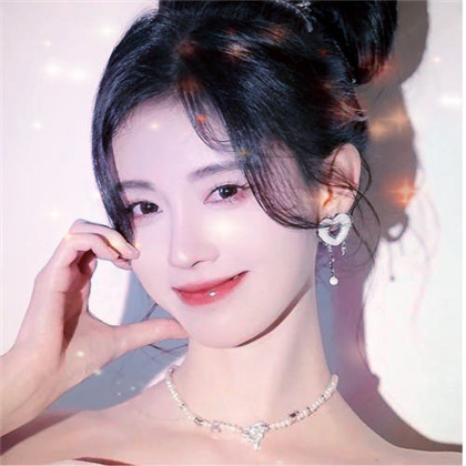 唯美星光特效女生高清头像