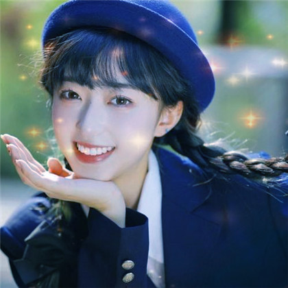 唯美星光特效女生高清头像