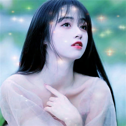 唯美星光特效女生高清头像