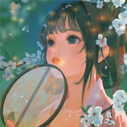 唯美星光特效女生高清头像