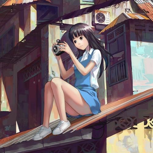 唯美一个人旅行高清微信头像