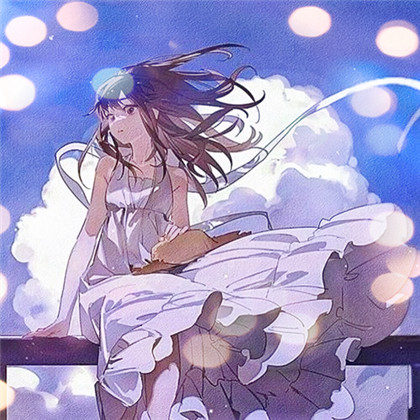 夜景特效女生高清唯美头像
