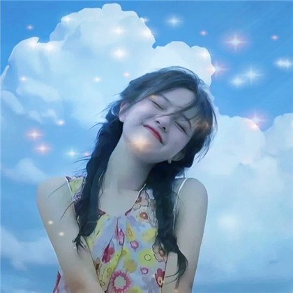 唯美星光特效女生高清头像