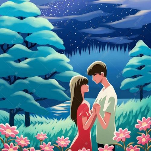 羞羞的男女两人一张头像