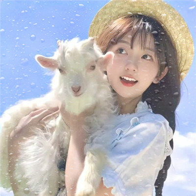 水珠特效唯美高清女生头像