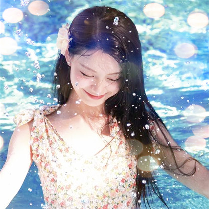 夜景特效女生高清唯美头像