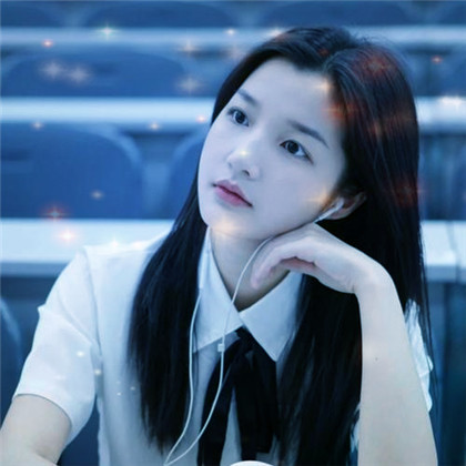 唯美星光特效女生高清头像