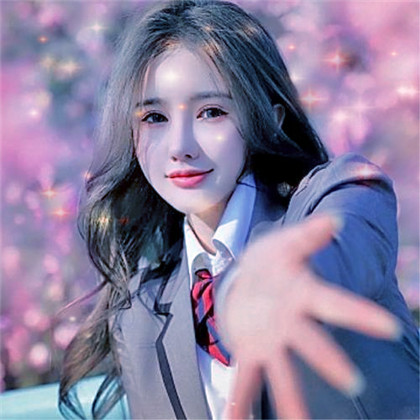 唯美星光特效女生高清头像