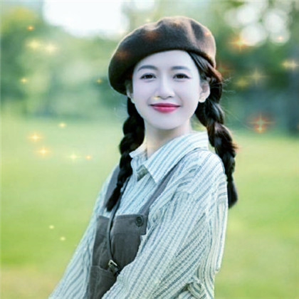唯美星光特效女生高清头像