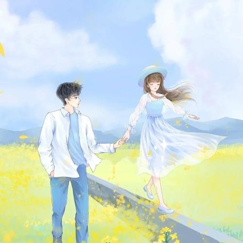 羞羞的男女两人一张头像