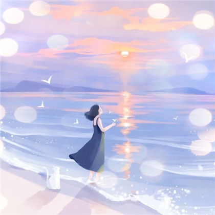 夜景特效女生高清唯美头像
