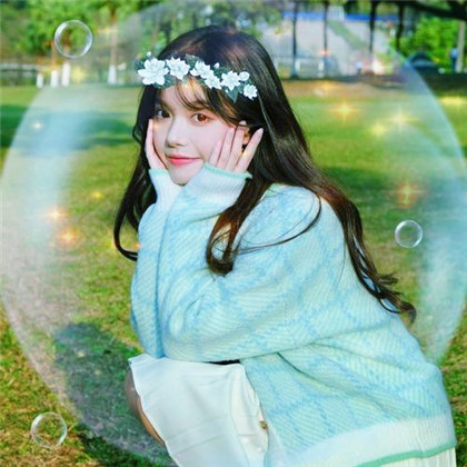 唯美星光特效女生高清头像