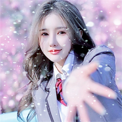 冬天飞雪特效女生唯美头像