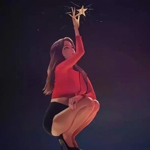 励志努力的动漫女生头像