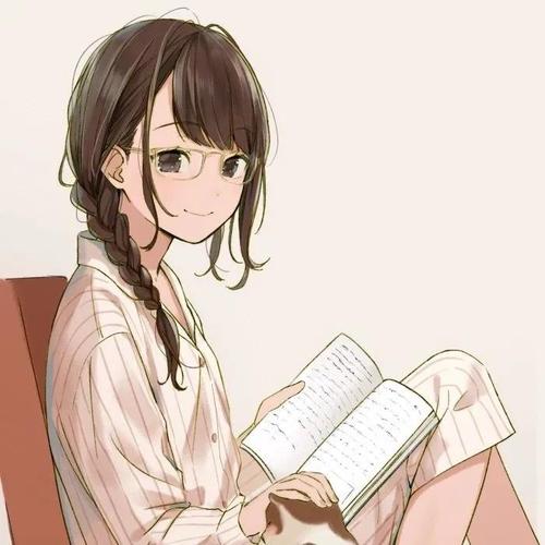 励志努力的动漫女生头像