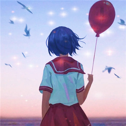 唯美星光特效女生高清头像
