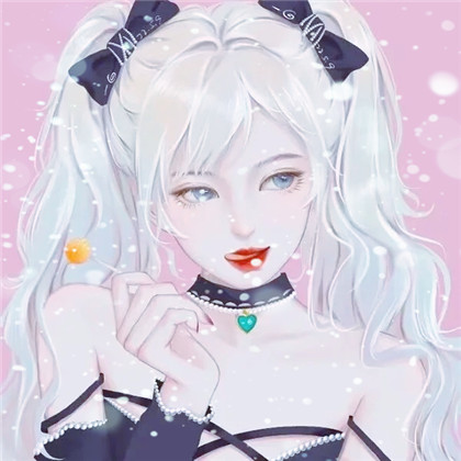 冬天飞雪特效女生唯美头像
