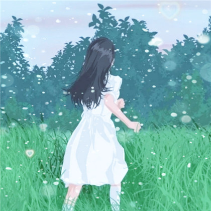 冬天飞雪特效女生唯美头像