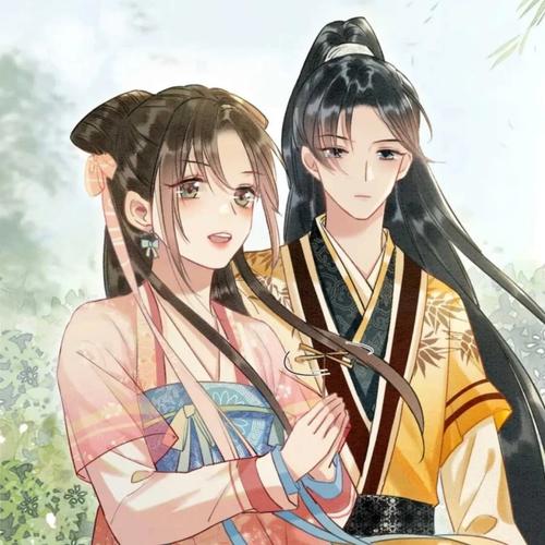 羞羞的男女两人一张头像