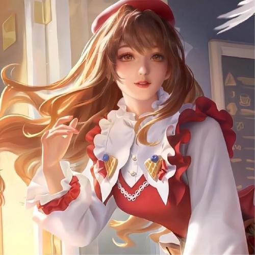 王者动漫手绘女生头像