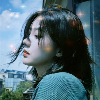 唯美星光特效女生高清头像