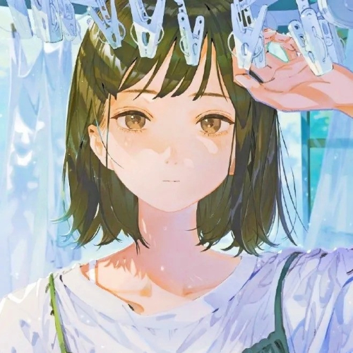 女生想念思念漫画头像