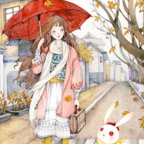 女生旅行旅游唯美高清头像 