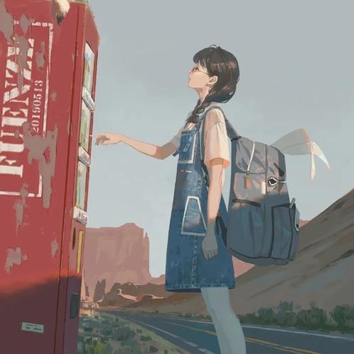 唯美一个人旅行高清微信头像