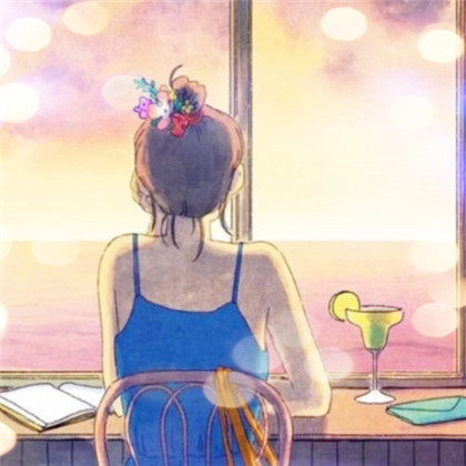 夜景特效女生高清唯美头像