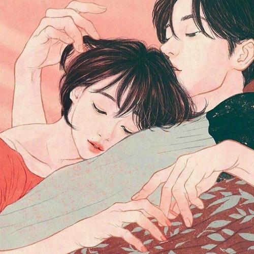 羞羞的男女两人一张头像