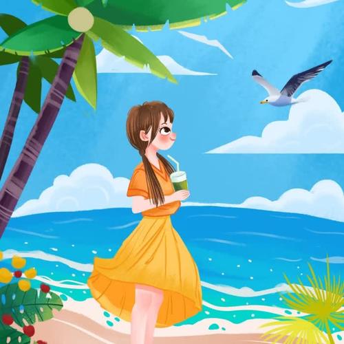 女生旅行旅游唯美高清头像 