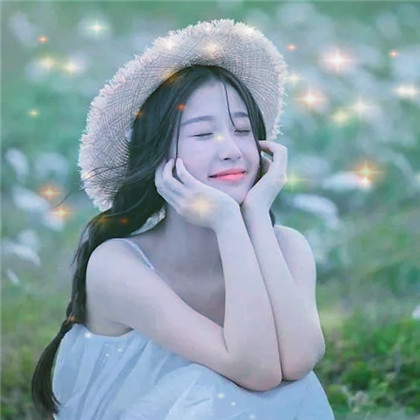 唯美星光特效女生高清头像