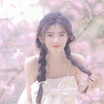 水珠特效唯美高清女生头像