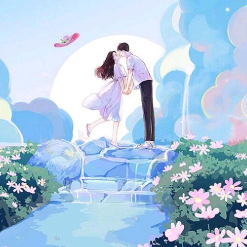 羞羞的男女两人一张头像