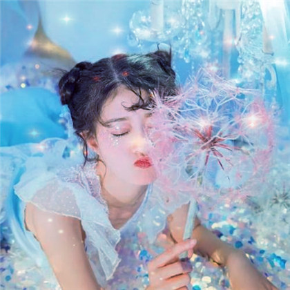 唯美星光特效女生高清头像