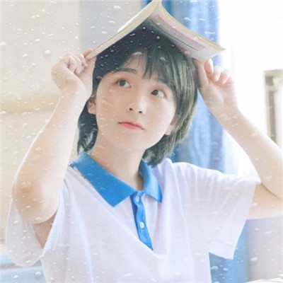 水珠特效唯美高清女生头像