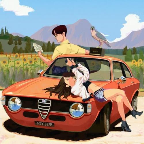 旅游情侣头像
