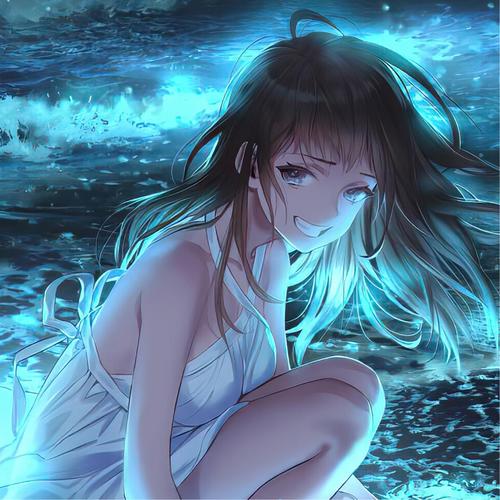 孤独的心海女生漫画头像