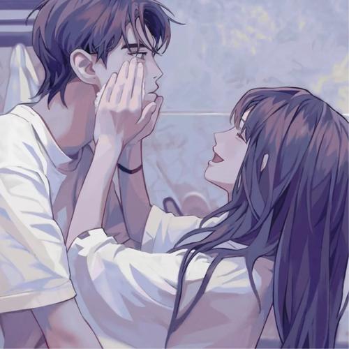 羞羞的男女两人一张头像