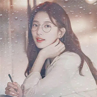 水珠特效唯美高清女生头像