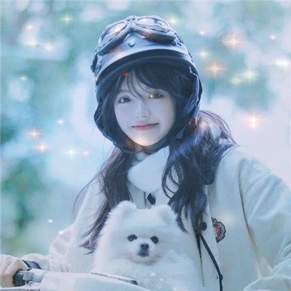 唯美星光特效女生高清头像