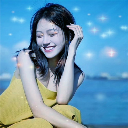 唯美星光特效女生高清头像