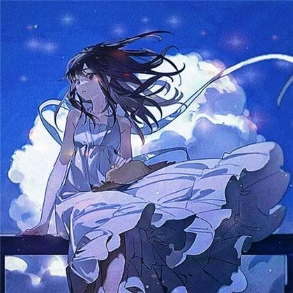 唯美星光特效女生高清头像