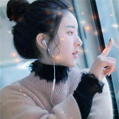 唯美星光特效女生高清头像