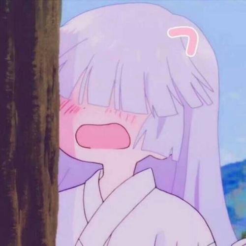 呆萌可爱的卡通动漫女生头像图片