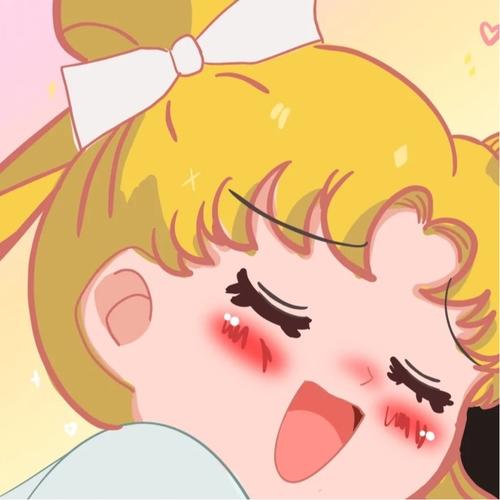 呆萌可爱的卡通动漫女生头像图片