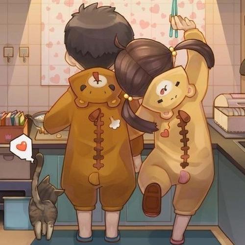 独一无二的微信情侣头像2025年最新版图片