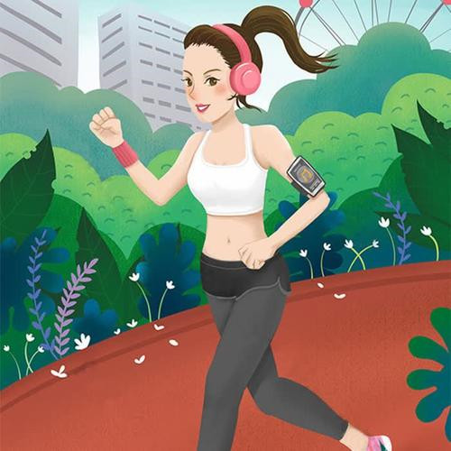 很酷的健身头像图片女