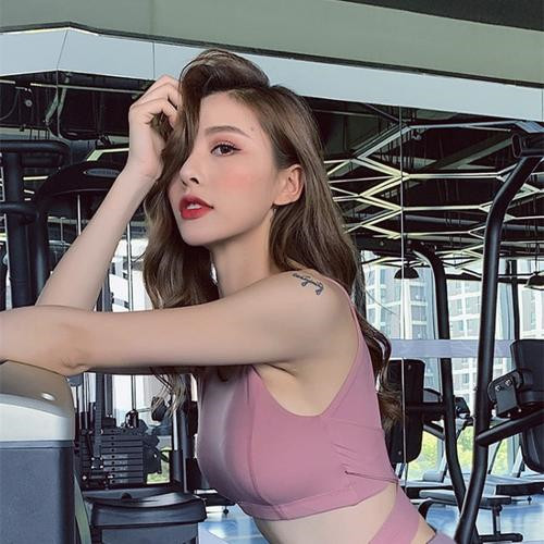 很酷的健身头像图片女